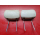 2x Kopfstütze hinten Leder Velours Mercedes W126 SEC Coupe 1269702550 1269702650