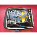 Sitzbezug Sitzfläche Leder schwarz Lüftung Mercedes W212 S212 2129102546 9E43