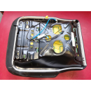 Sitzbezug Sitzfläche Leder schwarz Lüftung Mercedes W212 S212 2129102646 9E43