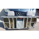 Kopfstützen hinten Stoff alpacagrau Mercedes W126 SE SEL Nachrüstsatz