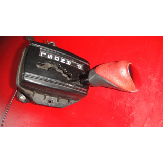Schalthebel Chrom / Leder rot Automatikgetriebe Mittelschaltung Mercedes W123