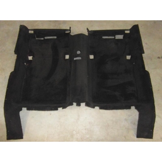 Teppich Fußraum komplett schwarz Mercedes W126 SEL 1266801446 7088