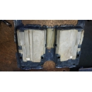 Teppich Fußraum komplett schwarz Mercedes W126 SEL 1266801446 7088