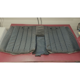 Sitzbezug Rückenlehne Stoff schwarz hinten Mercedes W126 1269201947 9049