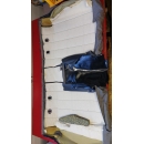 Sitzbezug Rückenlehne Stoff schwarz hinten Mercedes W126 1269201947 9049