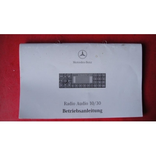 Betriebsanleitung Bedienungsanleitung Radio Audio 10/30 Mercedes