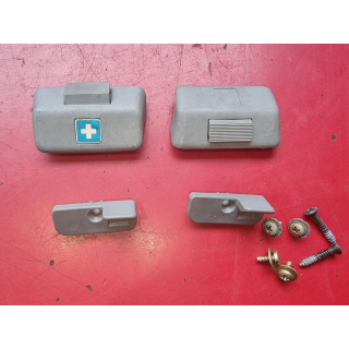 Verschluss Griff Deckel Hutablage grau Mercedes W126 1268400294 1268460044