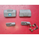 Verschluss Griff Deckel Hutablage grau Mercedes W126 1268400294 1268460044