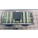 Kopfstützen hinten Stoff schwarz Nachrüstset Sitzlehne Mercedes W126 SE SEL