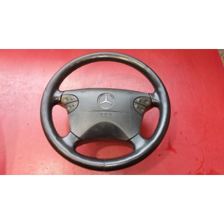 Lederlenkrad schwarz Multifunktion W208 W463 W210 Mopf 2104600203